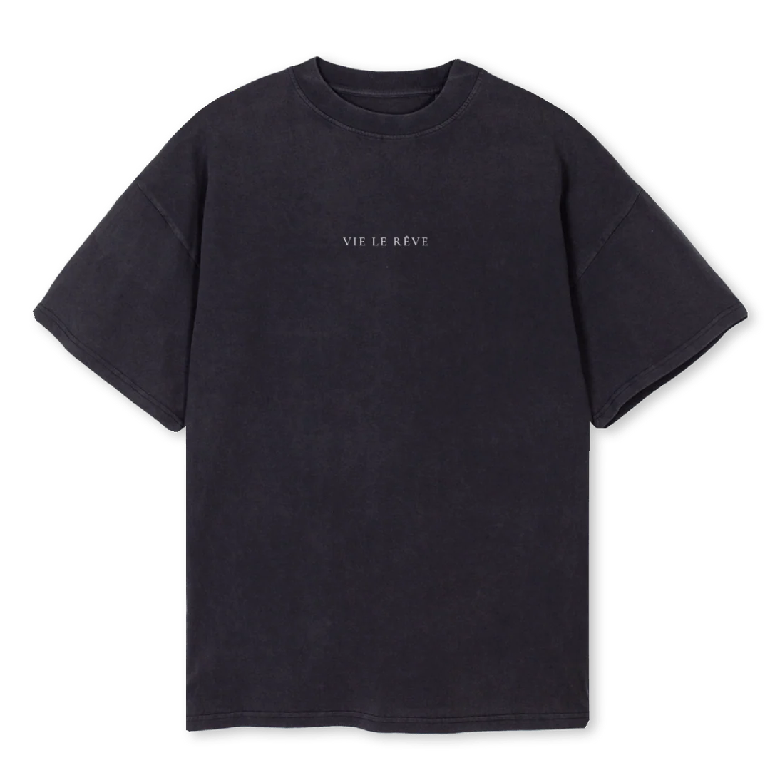 VINTAGEBLACKSHIRT Vintage Black Oversized Tee.