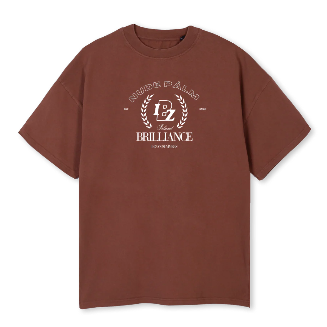 VINTAGEBROWNIBZ Vintage Brown Oversized Tee.