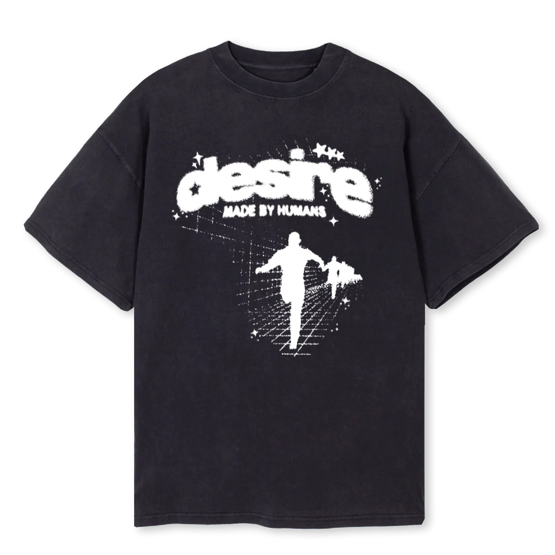VINTAGEESCAPETEE Vintage Black Oversized Tee.
