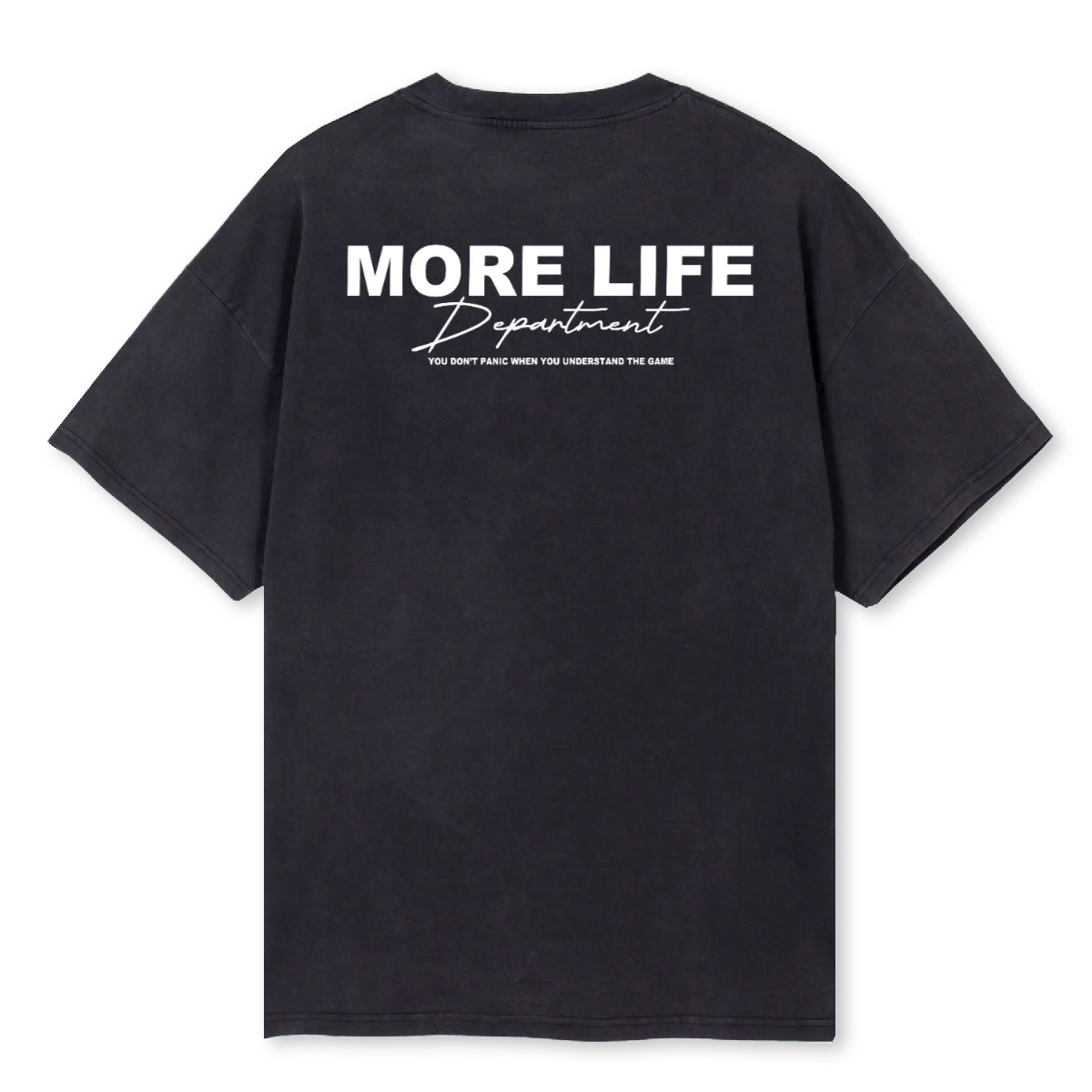VINTAGEPANICLONG Vintage Black Oversized Tee. - Image 2