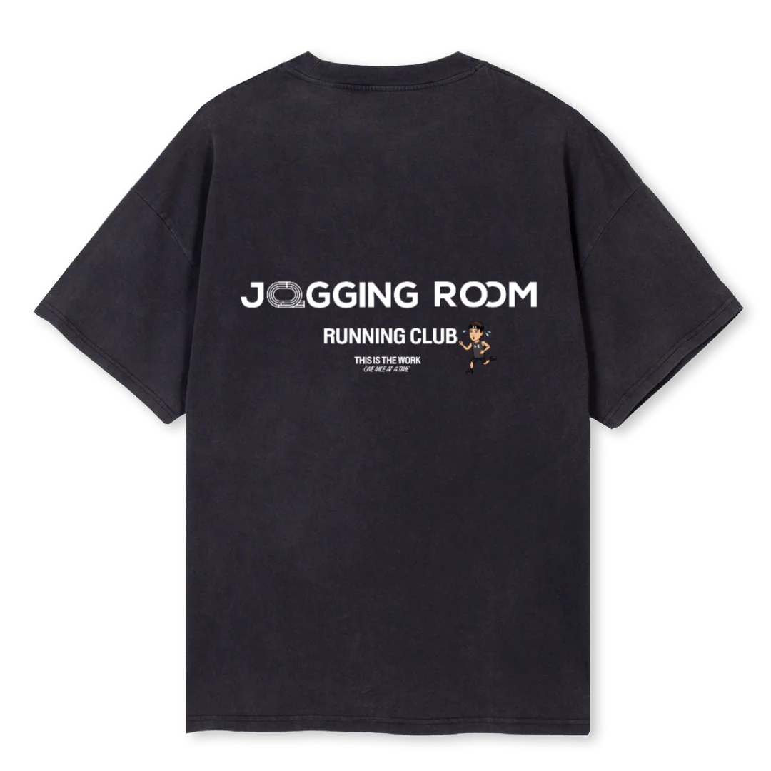 VINTAGERUN Vintage Black Oversized Tee. - Image 2