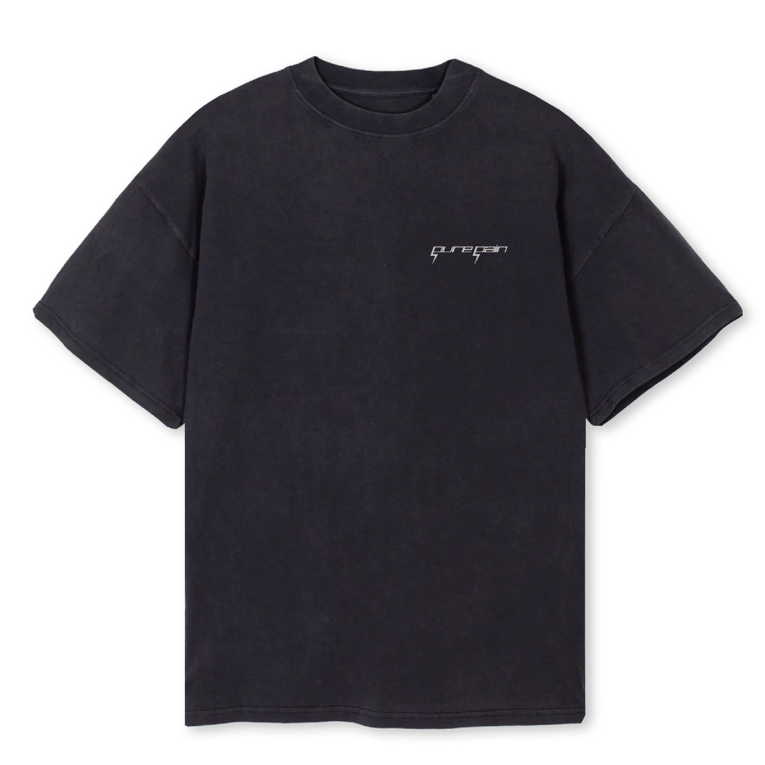 VINTAGET Vintage Black Oversized Tee.
