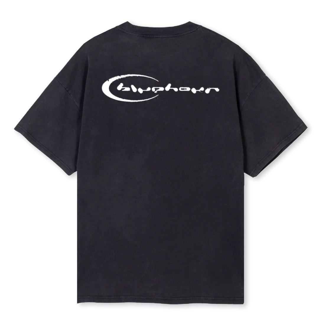 VINTAGETIM Vintage Black Oversized Tee. - Image 2