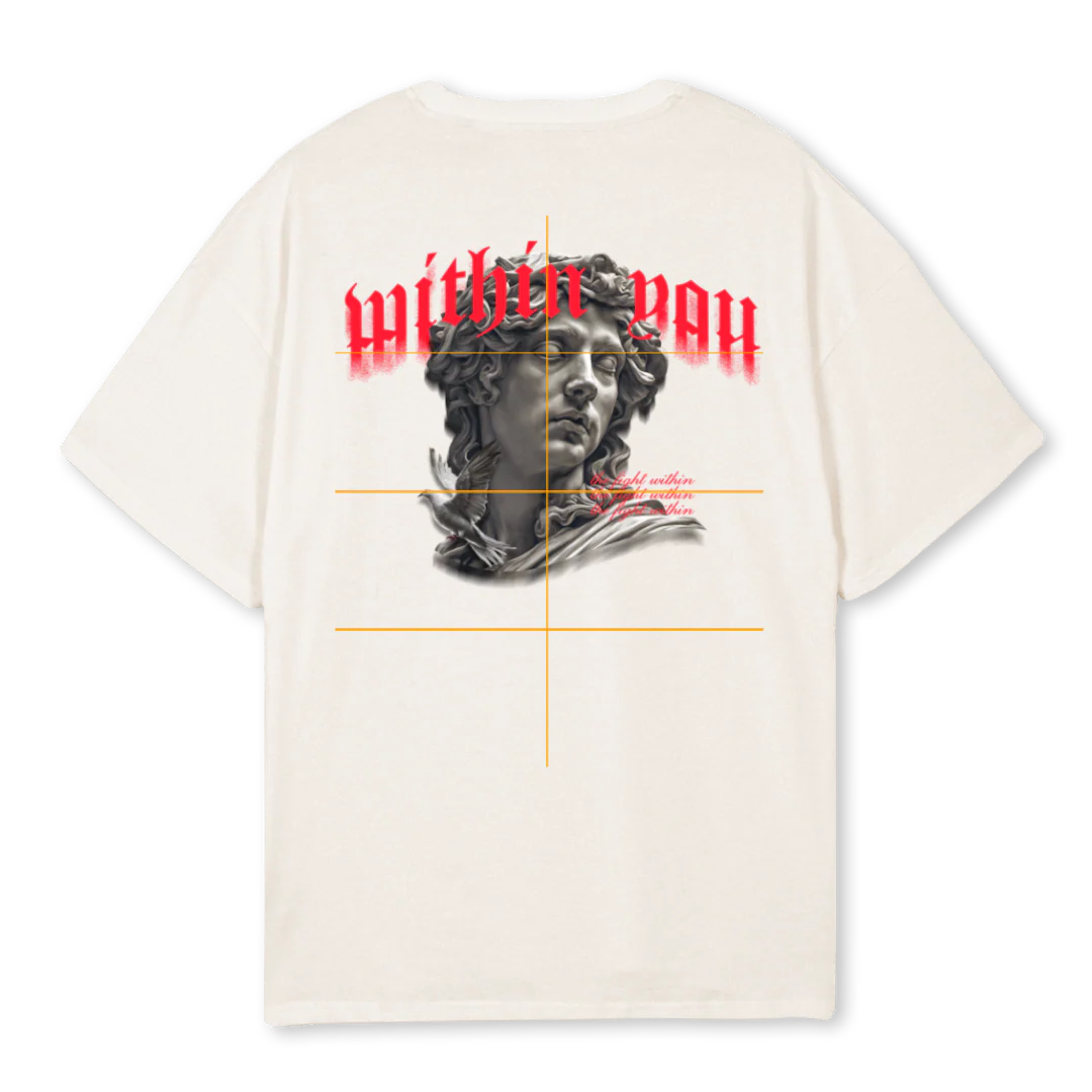 VINTAGEWHITE Vintage White Oversized Tee. - Image 2