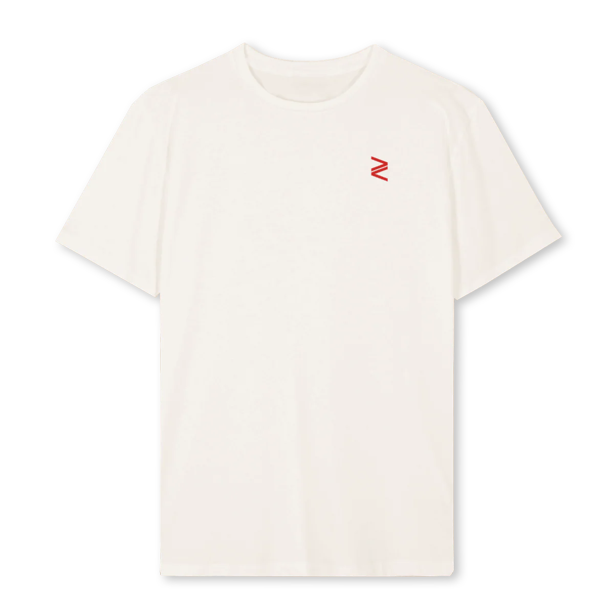 VINTAGEWHITEREDTWO Vintage White Regular Tee.
