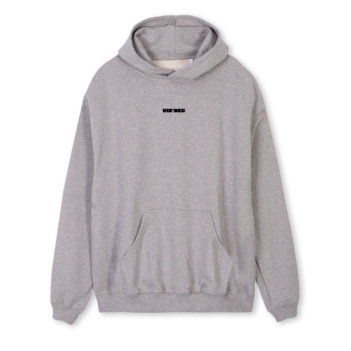 VISAECHOODIE Grey Marl Regular Hoodie.