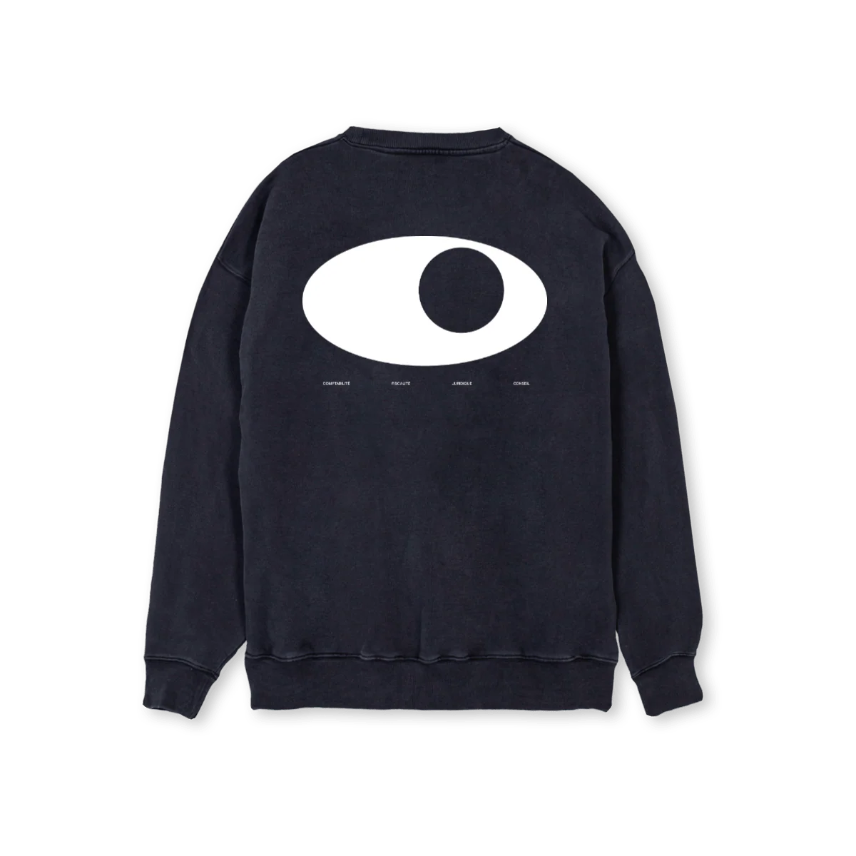 VISAECSWEAT Vintage Black Regular Crewneck Sweater. - Image 2