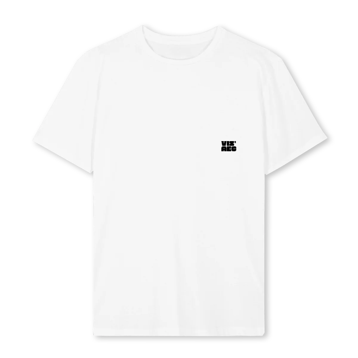 VISAECTEE White Regular Tee.
