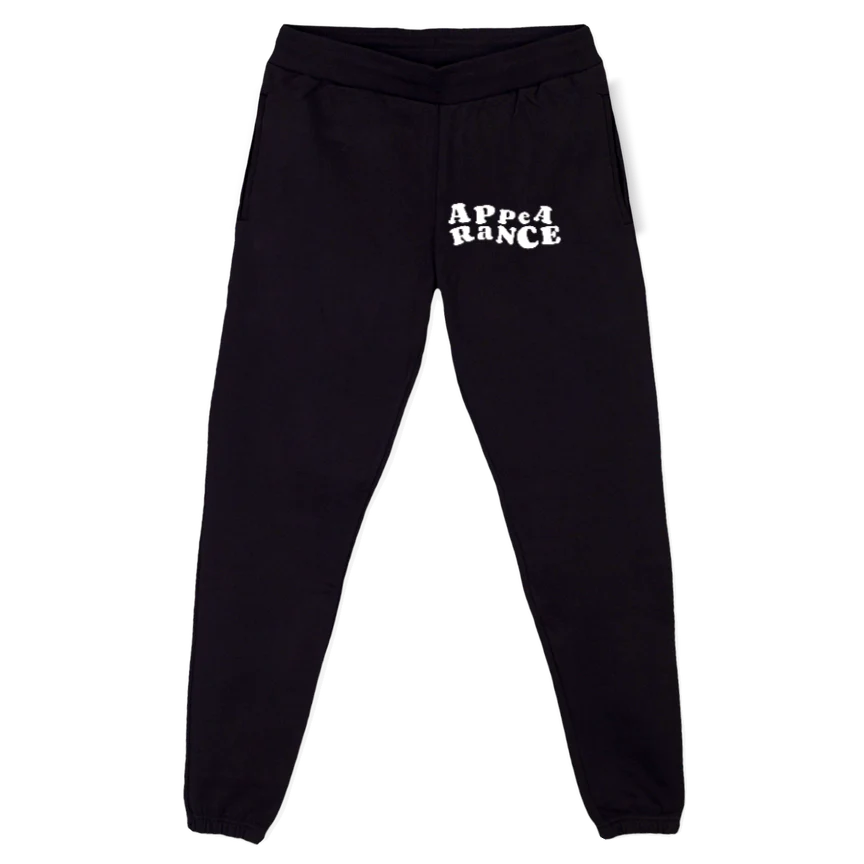 VLAG Black Relaxed Sweatpants.