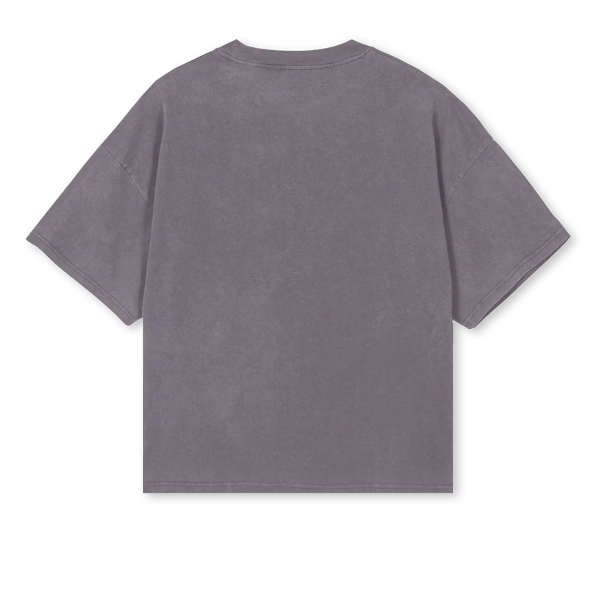 VPARKORDER Pigment Grey Oversized Boxy Tee. - Image 2