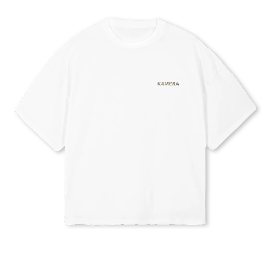 VREVRSF White Oversized Boxy Tee.