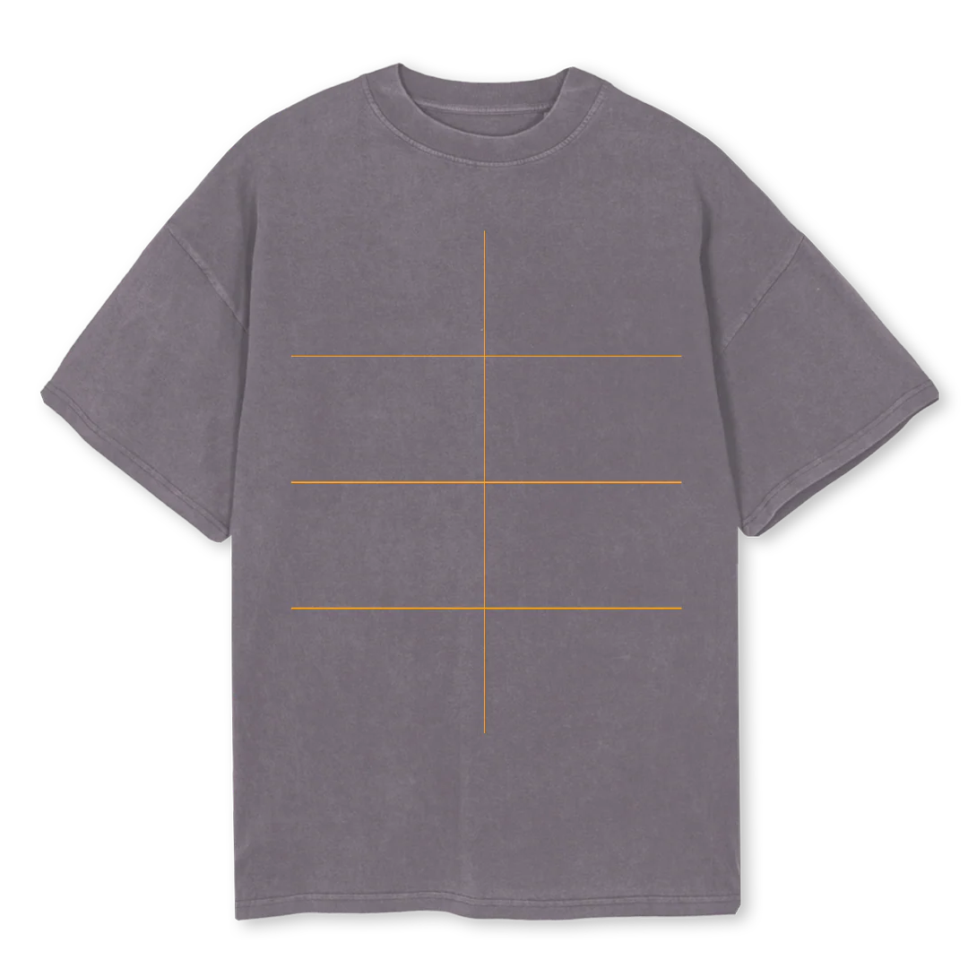 VROOM Pigment Grey Oversized Tee.