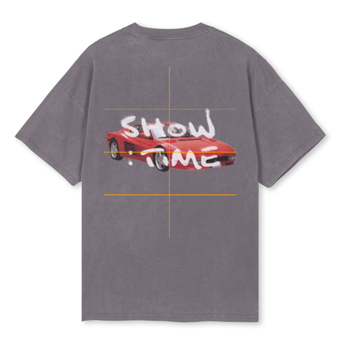 VROOM Pigment Grey Oversized Tee. - Image 2