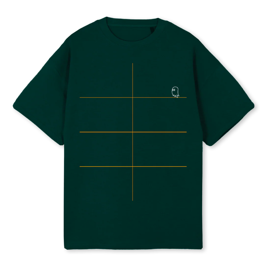 VTWO OPENING CREDITS Wild Green Oversized Tee.