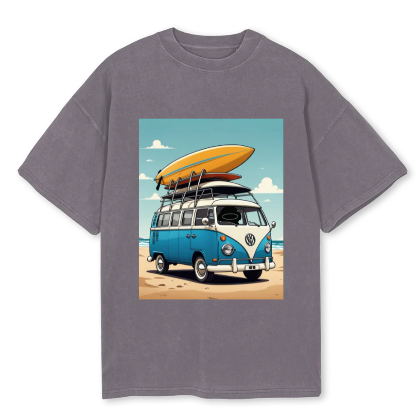 VWVGREYT Pigment Grey Oversized Tee.