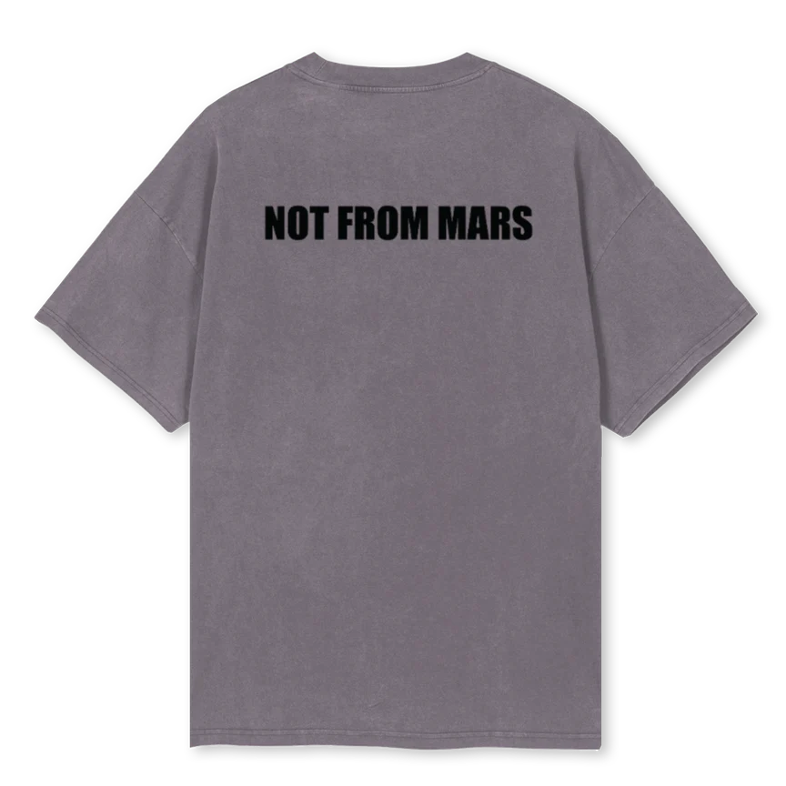 VWVGREYT Pigment Grey Oversized Tee. - Image 2