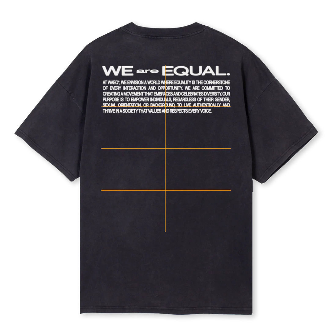 WAEBLK Vintage Black Oversized Tee. - Image 2