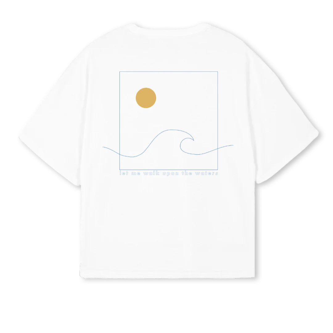 WALK OBOXTEE White Oversized Boxy Tee. - Image 2