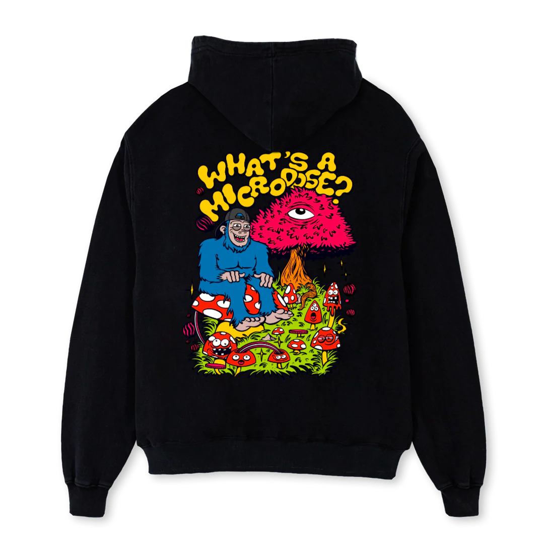 WAMDBHOODIE Black Oversized Hoodie. - Image 2