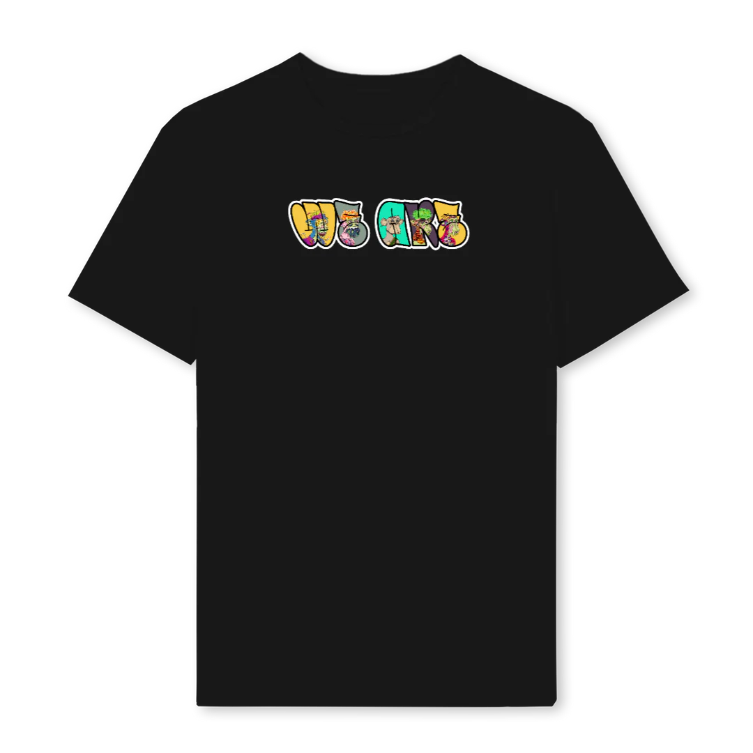 WANVERONE Black Regular Tee.