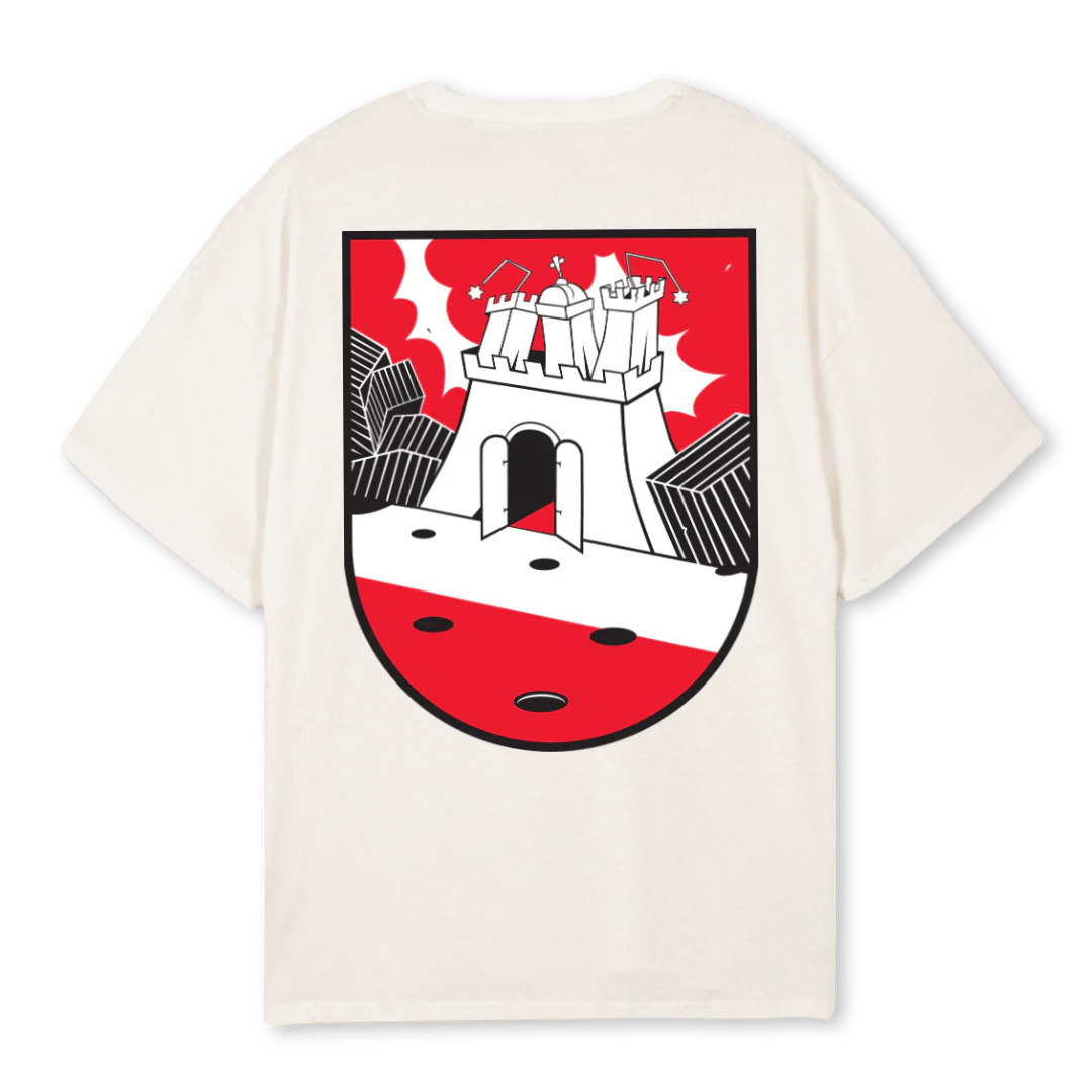 WAPPEN HH Vintage White Oversized Tee. - Image 2
