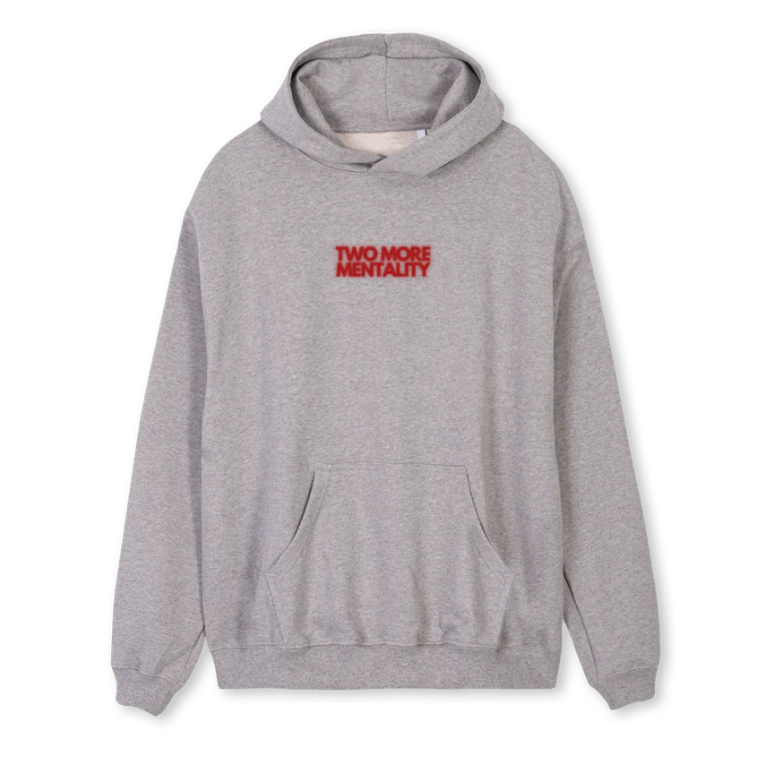 WARLIKEMAN HOODIEG_2 Grey Marl Regular Hoodie.