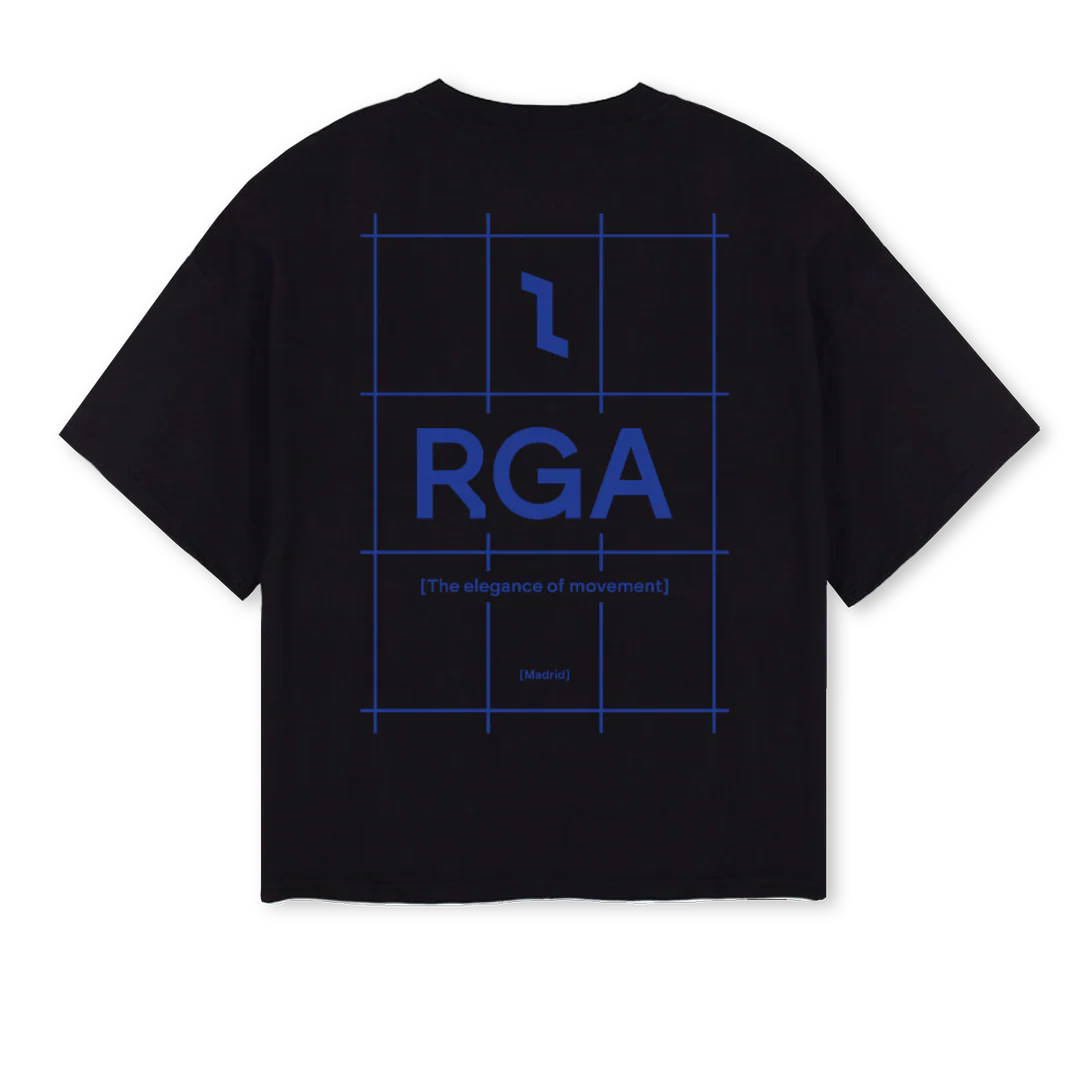 WARM UP NEGRA Black Oversized Boxy Tee. - Image 2