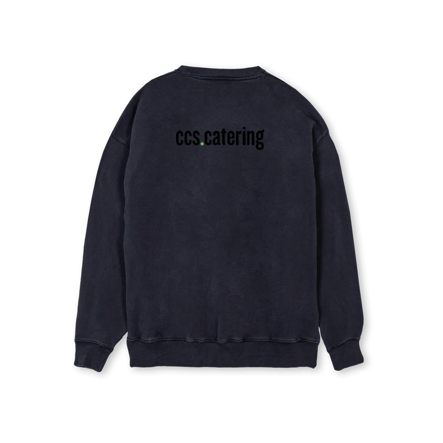 WASHEDBLACK FAVICON Vintage Black Regular Crewneck Sweater. - Image 2