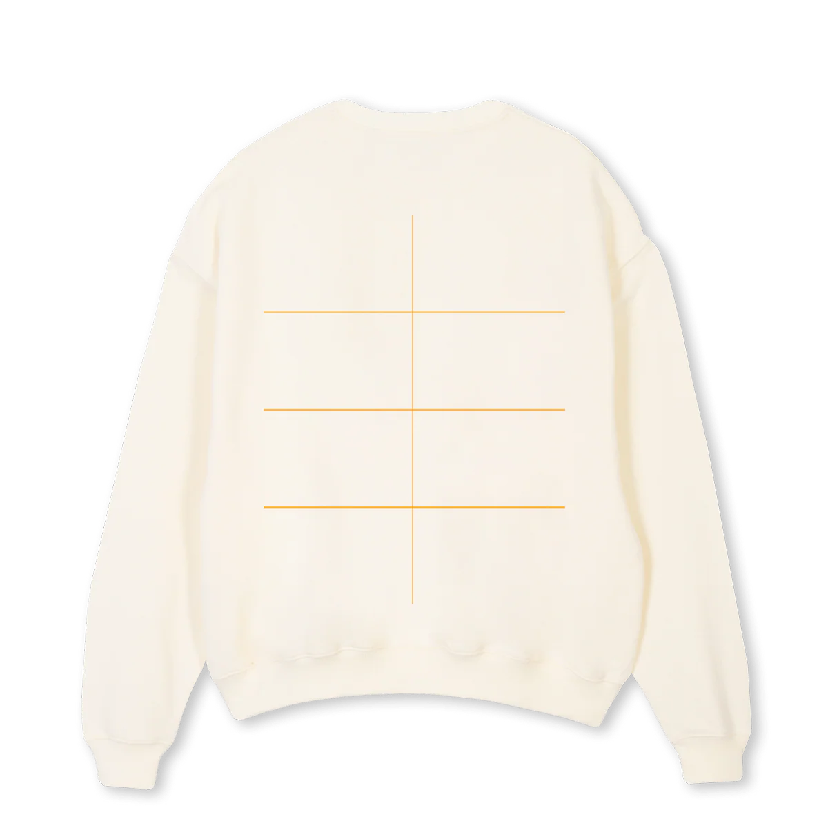 WASTE OF TALENT Cream Oversized Crewneck Sweater. - Image 2