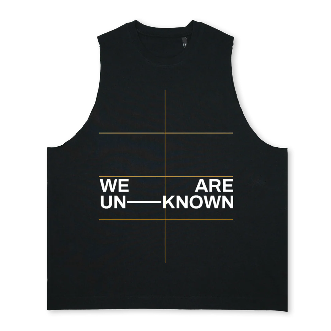 WAUVEST Deep Black Oversized Vest.