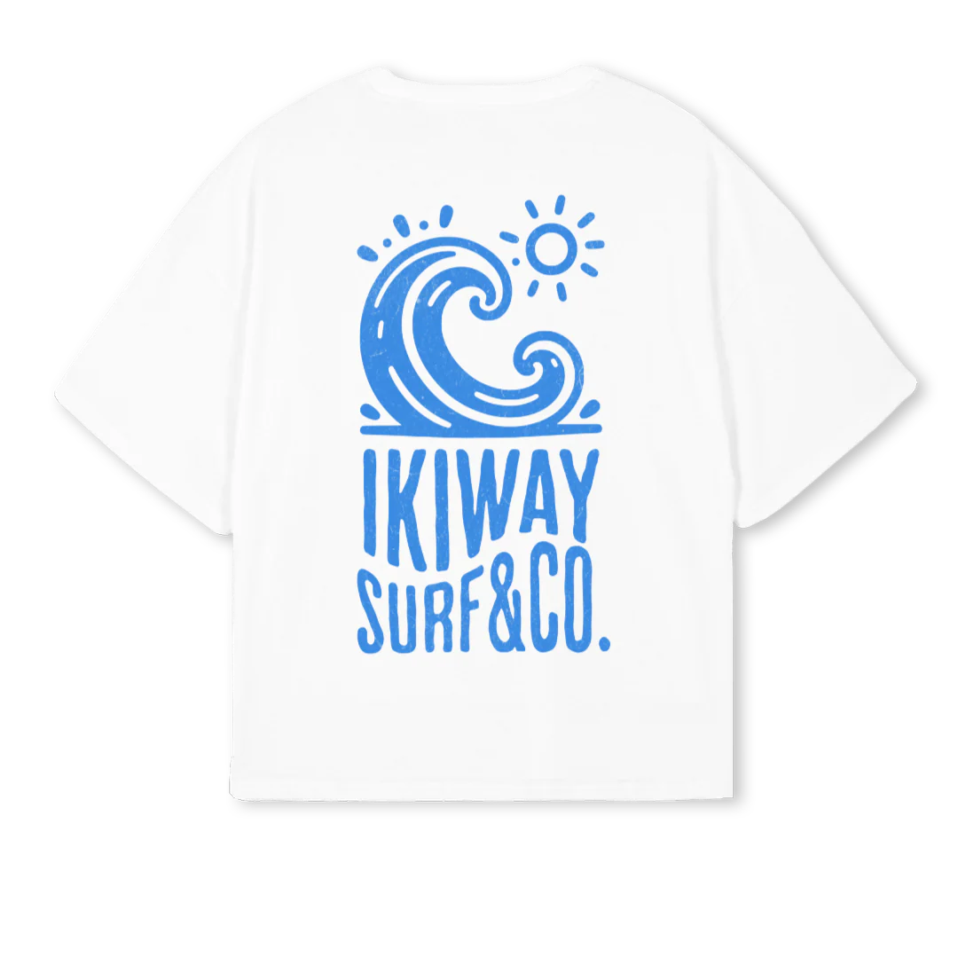 WAVE OBOXTEE WHITE White Oversized Boxy Tee. - Image 2
