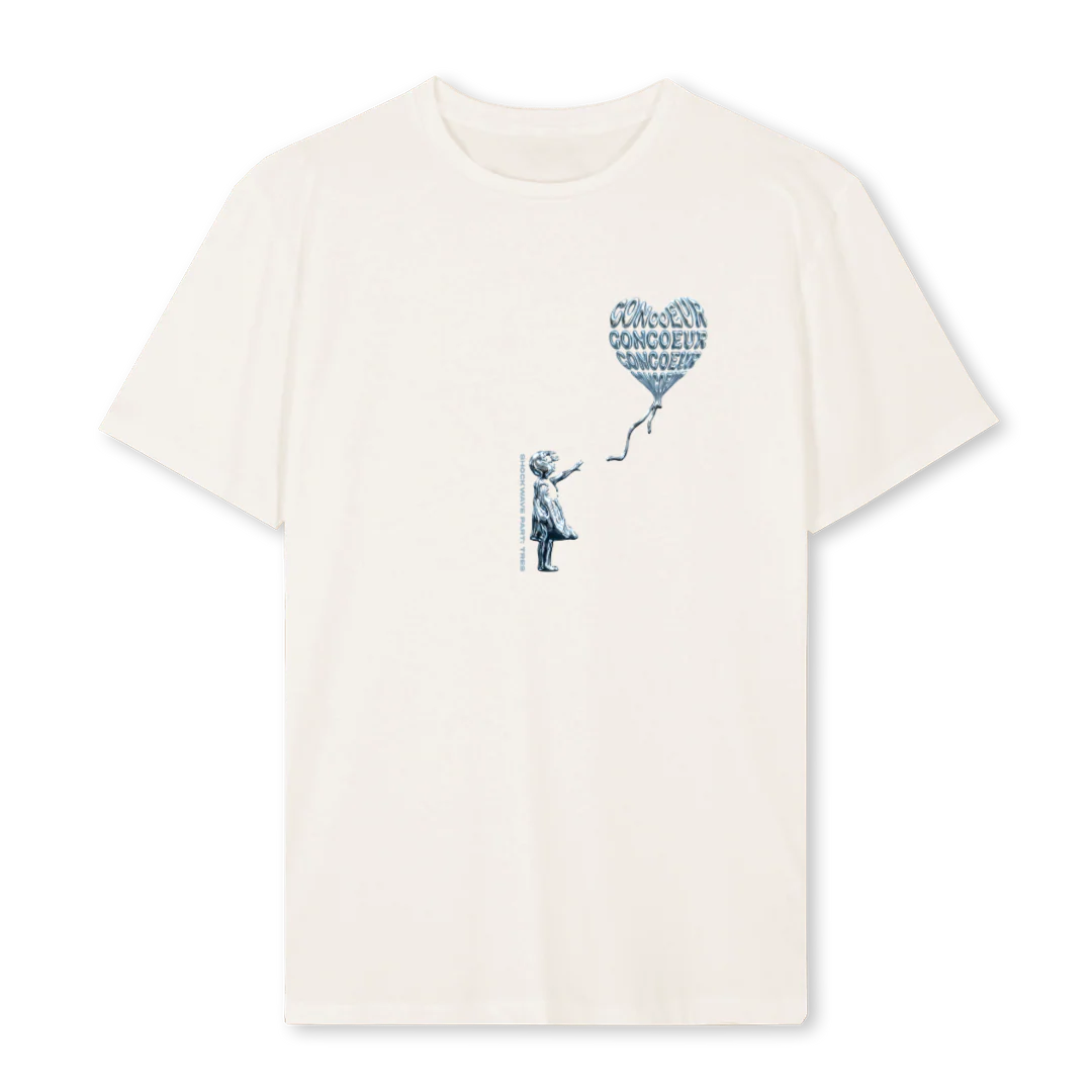 WAVEPARTTRESSHIRT Vintage White Regular Tee.