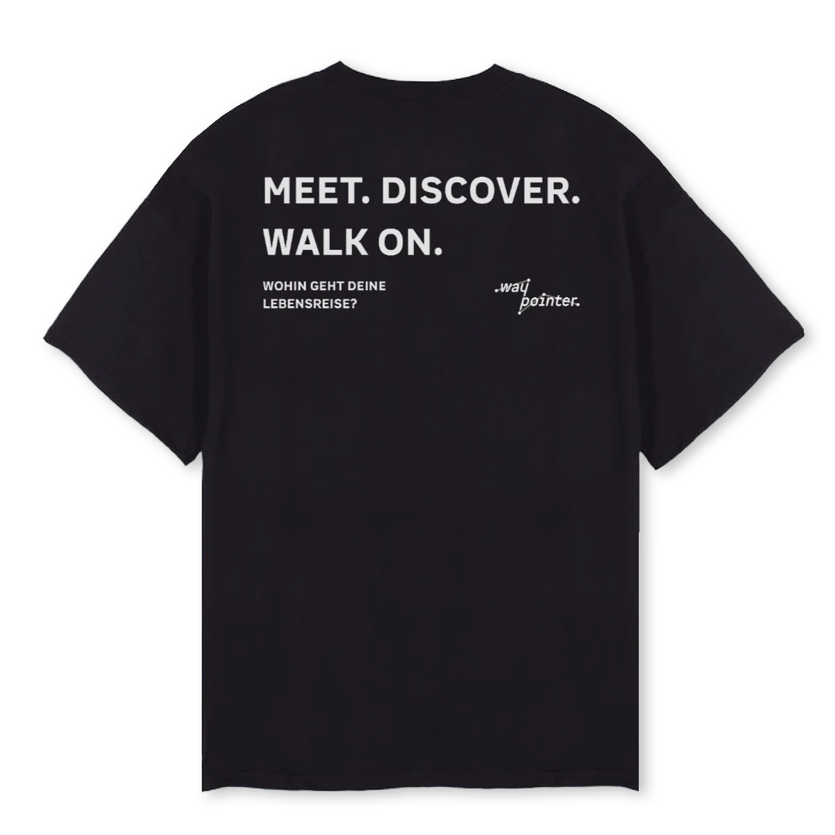 WAYP BX OVERS EINS Black Oversized Tee. - Image 2
