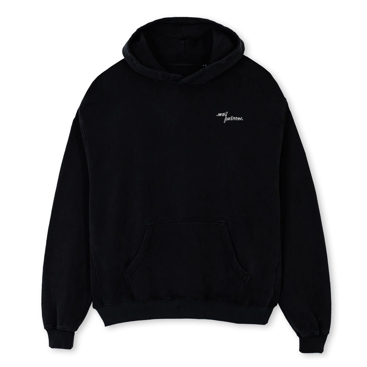 WAYP HD BX EINS Black Oversized Hoodie.
