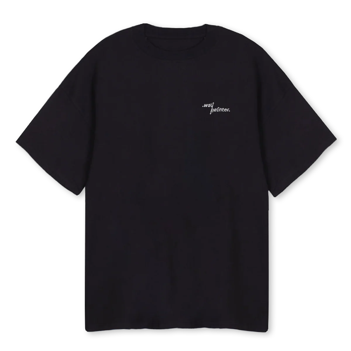 WAYP TOPO OVERS EINS Black Oversized Tee.