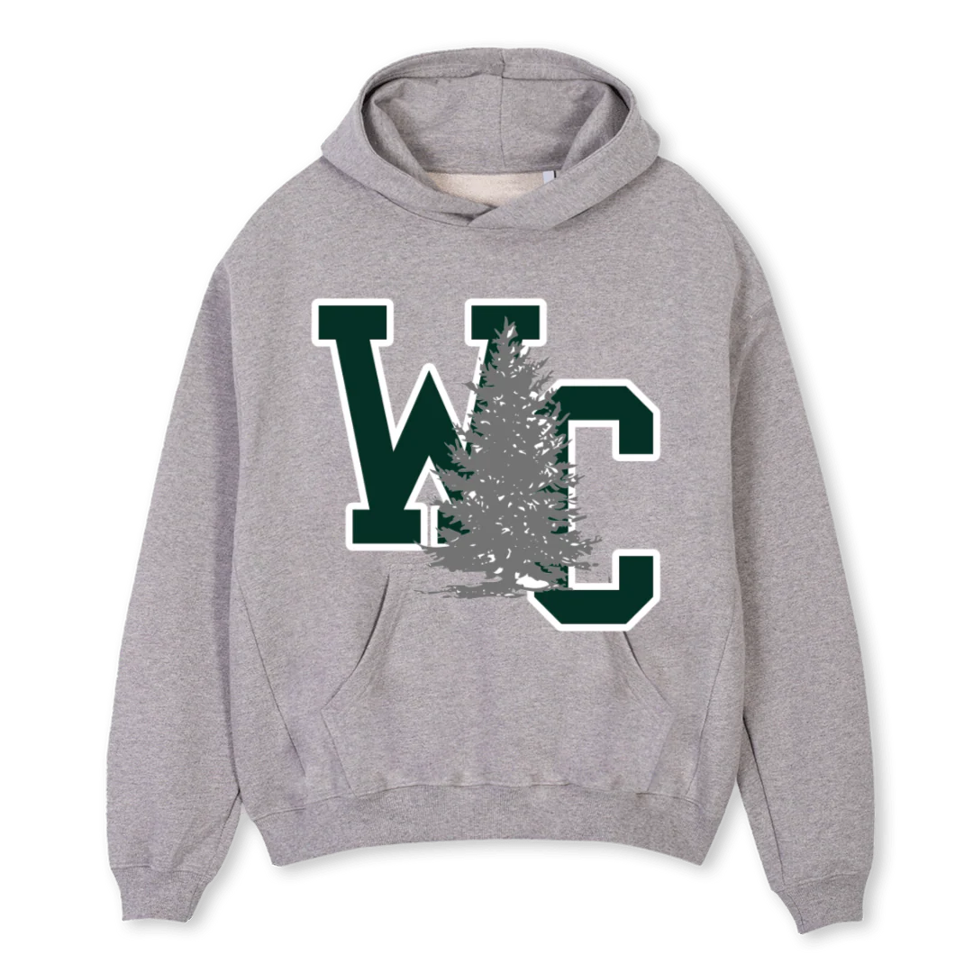 WCD Grey Marl Oversized Hoodie.