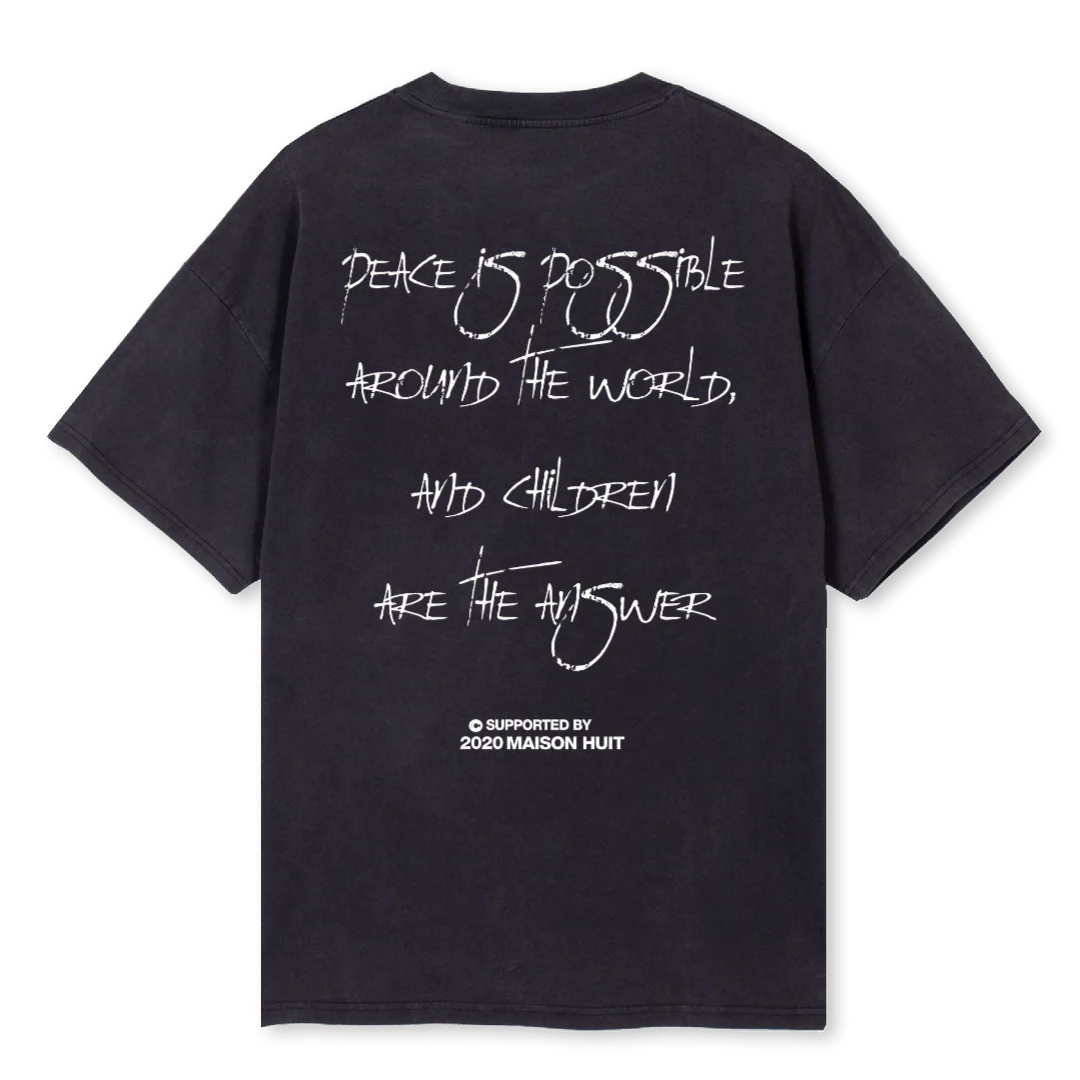 WCP MAISON HUIT Vintage Black Oversized Tee. - Image 2