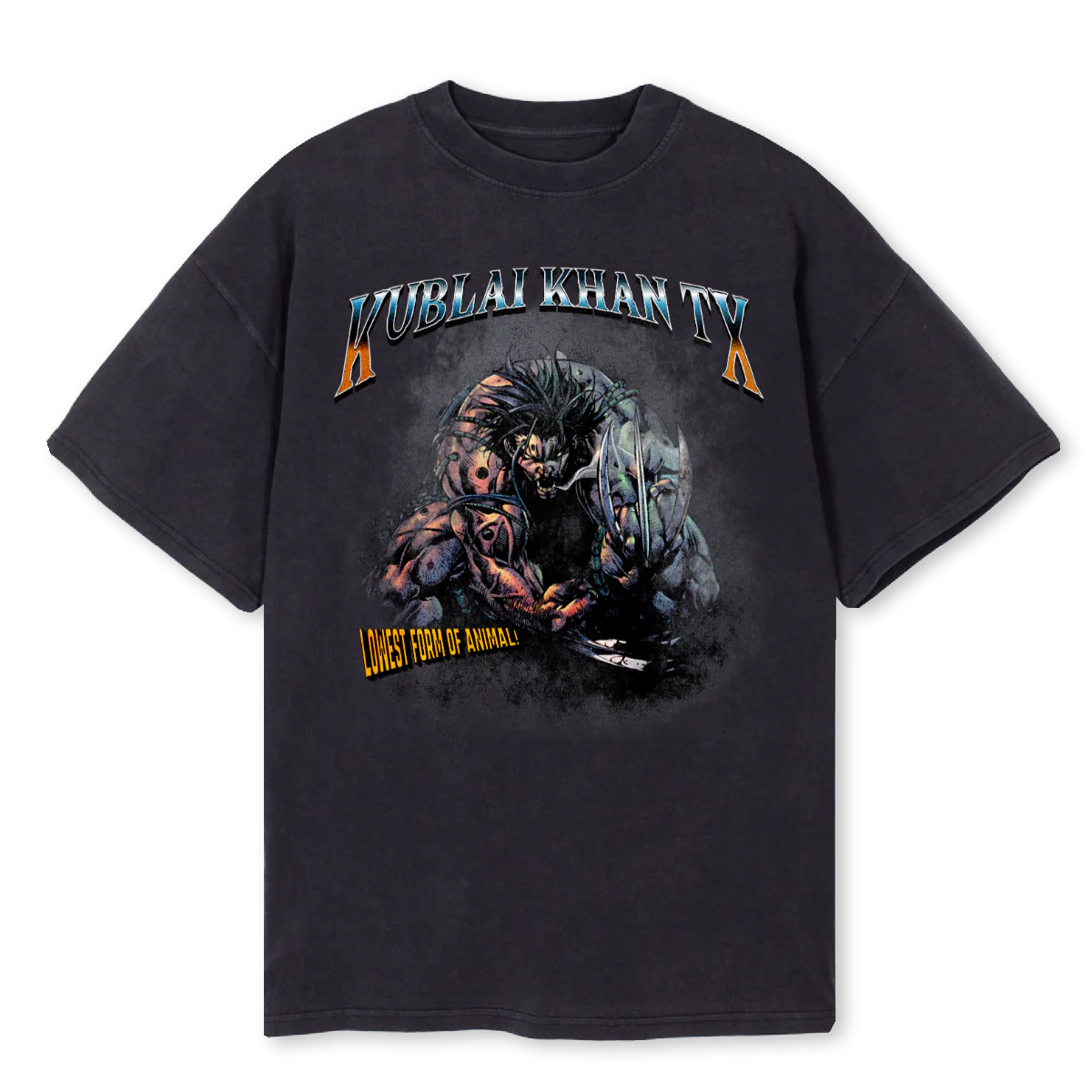 WEAPONX Vintage Black Oversized Tee.