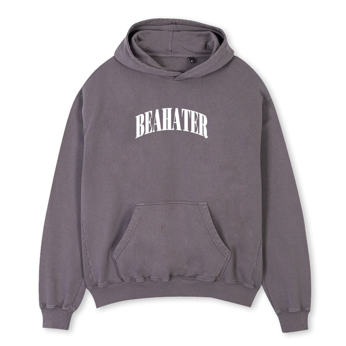WEISS KLASSIK Pigment Grey Oversized Hoodie.