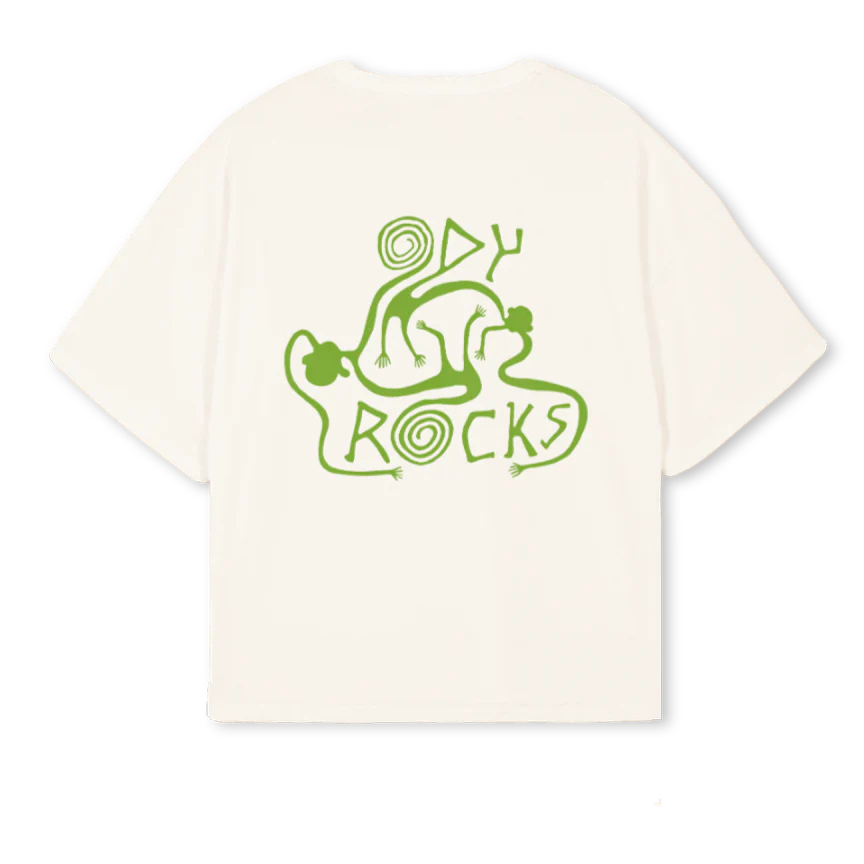 WEISS Vintage White Oversized Boxy Tee. - Image 2