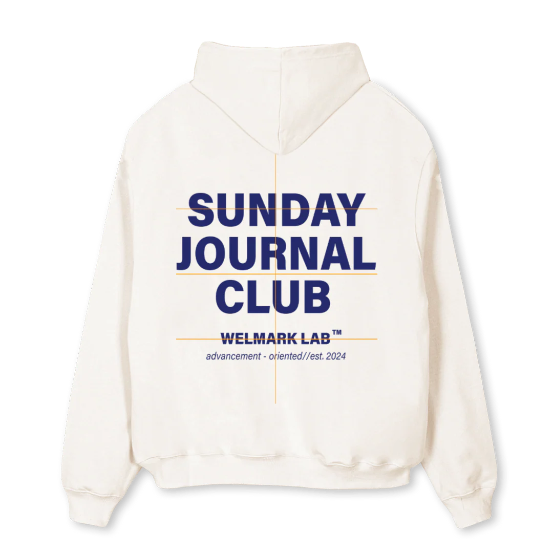 WELMARK Vintage White Oversized Hoodie. - Image 2