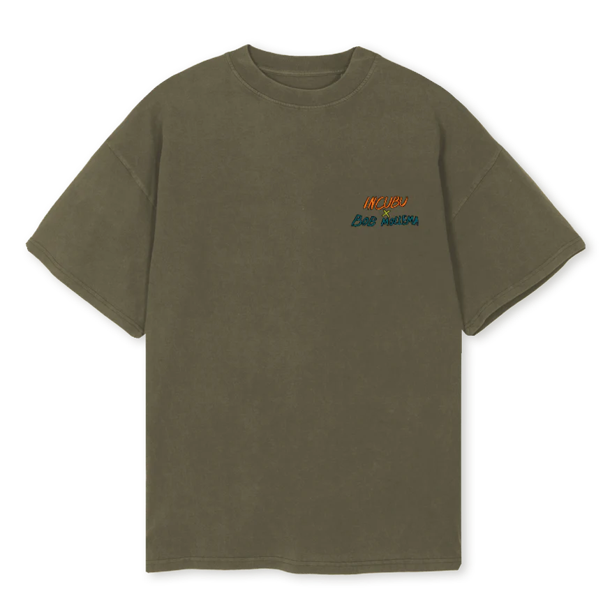 WEREWOLFOLIVE Vintage Olive Oversized Tee.