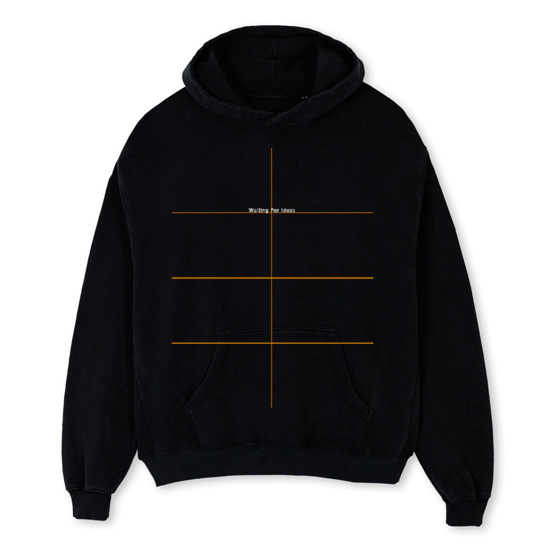 WFI Black Oversized Hoodie.