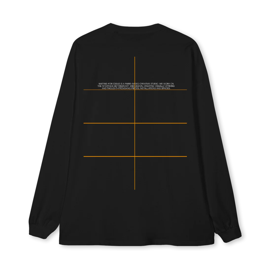 WFINEWBRANDLS Black Oversized LS Tee. - Image 2