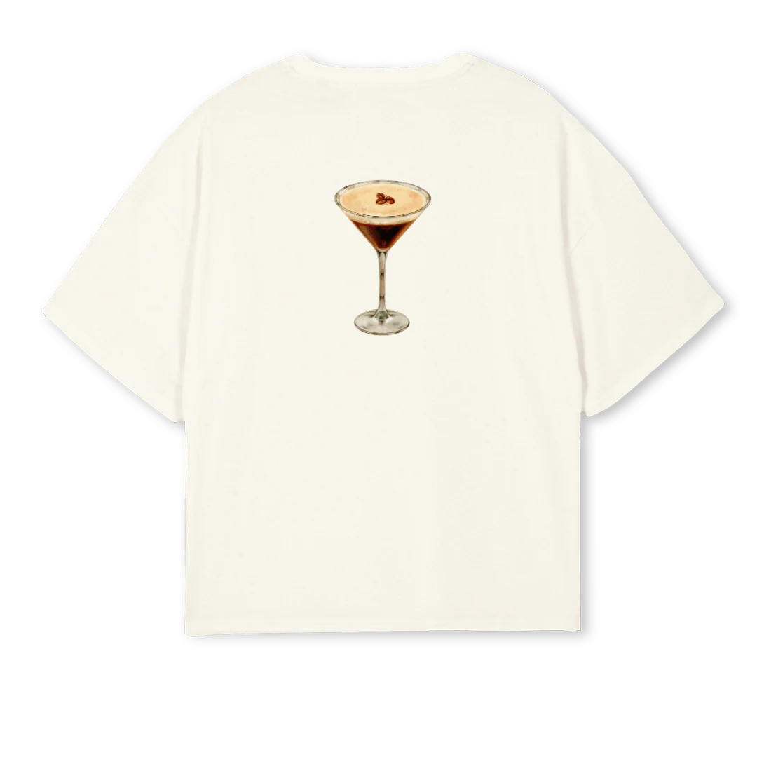 WHAT ELSE Cream Oversized Boxy Tee. - Image 2