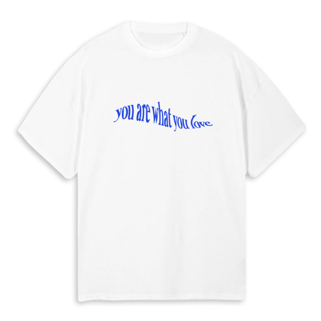 WHATYOULOVE White Oversized Tee.