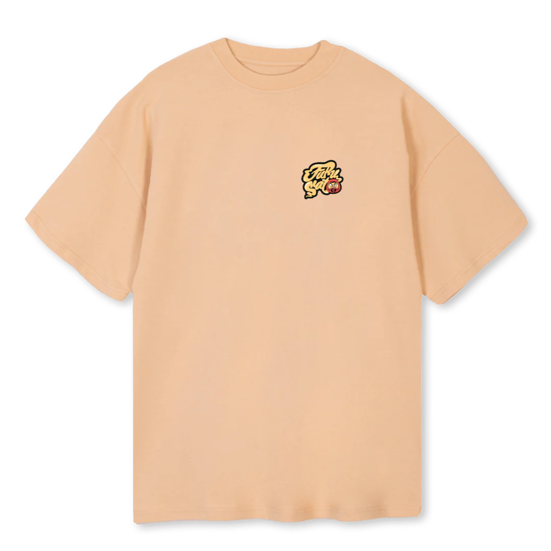 WHERE THE HEART IS Sand Oversized Tee.
