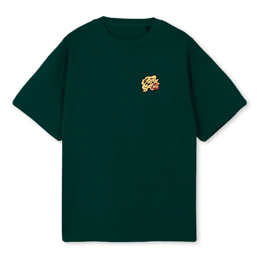 WHERE THE HEART IS Wild Green Oversized Tee.