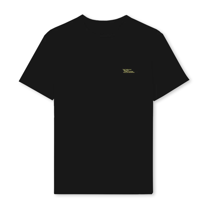WHEREMESALOBOSUMMER Black Regular Tee.