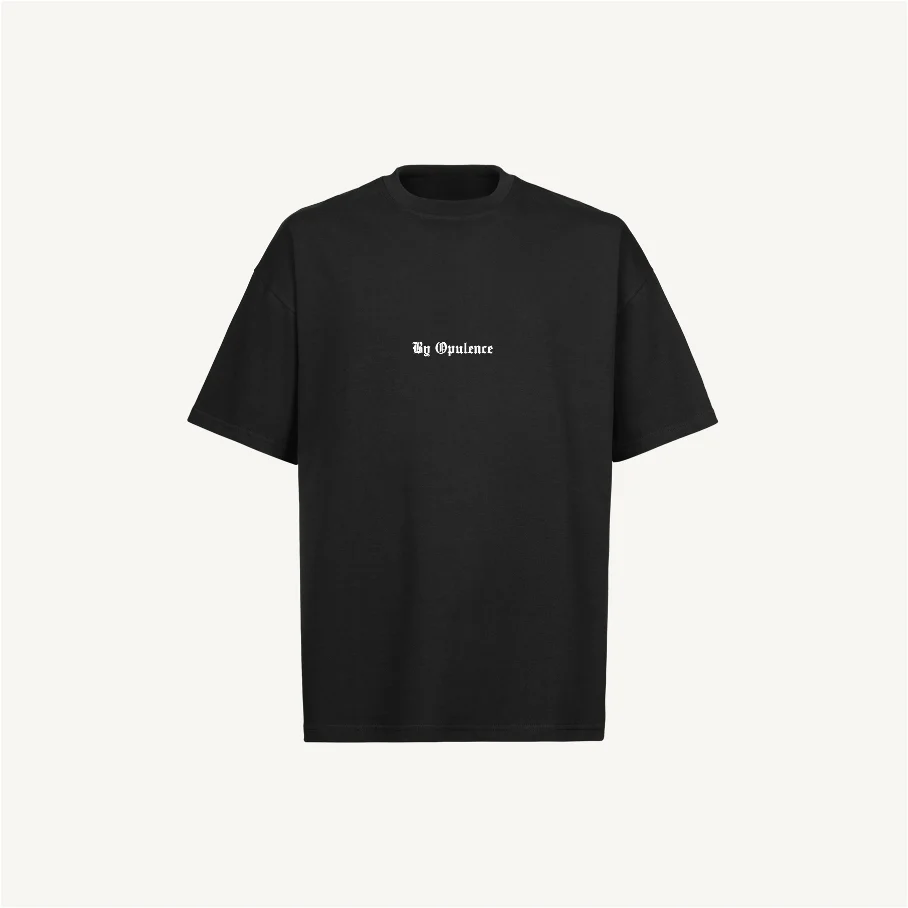 White BYOP Black Oversized Tee.